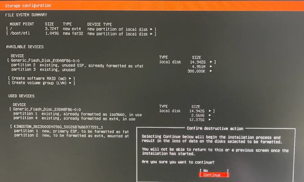 Ubuntu installation screen 12